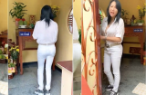 Phi Thanh Vân bị chỉ trích vì đi giày vào nơi cúng Tổ nghề dù đã có biển nhắc nhở