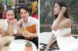 Bụng bầu vượt mặt, Đông Nhi vẫn “tung tăng” cùng Ông Cao Thắng đi uống trà sữa