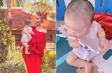 Lan Khuê hạnh phúc khoe Mừng SHBET phiên bản mới 2025 trắng hồng của con trai sau nhiều ngày vất vả trị khỏi chàm