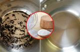 Cách đơn giản làm xoong nồi cháy đen trở nên sáng bóng, chẳng cần tốn thời gian cọ rửa
