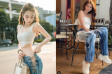 4 mẫu quần jeans độc lạ mà chỉ có Ngọc Trinh mới dám diện