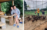 Rời khỏi thành phố chật chội, vợ chồng Lý Hải quyết định đưa các con về quê “nuôi cá và trồng thêm rau”