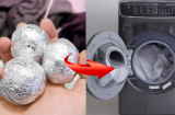 Vo viên giấy bạc rồi ném vào máy giặt, bạn sẽ tiếc vì không biết mẹo này sớm hơn
