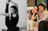 Mẹ Hà Hồ gây choáng với tư thế yoga cực đỉnh ở tuổi 63
