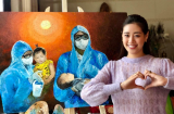 Hoa hậu Khánh Vân lên tiếng xin lỗi vì vẽ tranh mà chưa xin phép tác giả của bức ảnh gốc
