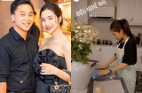 'Ông xã' khoe ảnh Hòa Minzy đảm đang nội trợ khiến ai cũng ghen tỵ