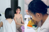 Thủy Tiên hiếm hoi khoe ảnh con gái, chỉ là góc nghiêng cũng thấy giống bố Công Vinh như đúc