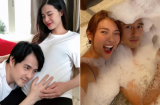 Showbiz 1/10: Ông Cao Thắng âu yếm bụng bầu Đông Nhi gây xúc động, Thúy Diễm đăng 'ảnh nóng' mừng sinh nhật chồng