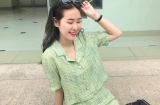 Diện nguyên cây đồ vải tweed vào những ngày ẩm ương là đẹp miễn bàn