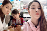 Mang bầu ở tháng thứ 8, Kỳ Hân bỏ bê nhan sắc đến mức con trai phải nhắc nhở trang điểm