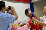 Cảm phục nữ bệnh nhân ung thư hiến giác mạc mang 'tia sáng' cho 2 người đàn ông