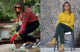 Là Đệ nhất phu nhân Mỹ nhưng bà Melania Trump có lúc diện đồ bình dân đến lạ
