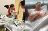 Xúc động với giây phút Hà Hồ ôm Subeo cùng ngắm nhìn 2 thiên thần nhỏ mới chào đời