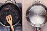 Bỏ một nắm muối hạt vào chiếc nồi bị cháy, bạn sẽ thấy điều bất ngờ xảy ra