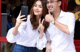 Hà Tăng thích thú khoe ông xã được fangirl vây quanh, độ nổi tiếng chẳng thua kém gì vợ