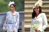 Cùng lên đồ đi ăn cưới, Meghan Markle diện váy lộ nội y, còn Kate Middleton tinh tế sang chảnh