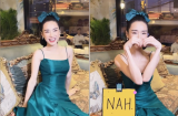 Nhìn bà mẹ bỉm sữa Nhã Phương U30 vẫn chuộng đeo nơ xì tin, chị em có thêm ý tưởng cho Tết này