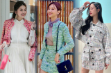 Học sao Việt lên đồ với áo khoác vải tweed hack dáng đỉnh cao cho những ngày đi chơi Tết