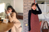 5 công thức mix váy hoa siêu xinh cho chị em thoải mái diện Tết này