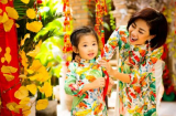 Con gái Mai Phương diện áo dài đón năm mới, khuôn mặt như bản sao thứ 2 của mẹ
