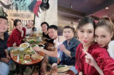 Thúy Ngân và Trương Thế Vinh lại 'dính nhau như sam' khi tụ họp cùng hội bạn thân