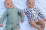 Phát sốt với hình ảnh đáng yêu của cặp song sinh nhà Hà Hồ khi lần đầu diện đồ bơi
