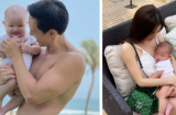 Cư dân mạng tan chảy với khoảnh khắc Kim Lý cưng nựng con trai Leon và ôm Hà Hồ đầy ngọt ngào