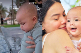 Hà Hồ khoe ảnh tình cảm bên cạnh Lisa nhưng khuôn mặt phụng phịu của Leon chiếm trọn spotligh