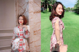 Hồng Diễm là tín đồ của váy hoa, phối đồ bộ nào cũng đều khiến chị em mê tít