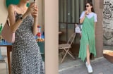 Chị em hãy ngắm 12 set đồ mix cùng váy hai dây của gái Hàn đảm bảo sang xịn mịn