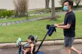 Cường Đô La bị chỉ trích vì không đeo khẩu trang cho con gái khi ra ngoài, Đàm Thu Trang lên tiếng giải thích