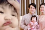 Đông Nhi lần đầu quay cận mặt con gái, còn cố tình nựng cặp má bánh bao khiến fan phát sốt