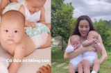 Con trai Leon nhà Hà Hồ giữ nguyên vẻ mặt 'không cảm xúc' khi bị chị Lisa nghịch bỉm