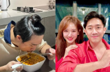 Trấn Thành - Hari Won ở nhà ngày dịch: Chồng tóc tai bờm xờm, vợ hả hê vì có người mập cùng
