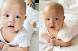 Leon nhà Hà Hồ lại gây sốt với biểu cảm hí hửng khi được ngồi xích đu