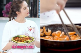 Ngọc Trinh làm vlog nấu ăn trong biệt thự triệu đô, chiếm spotlight lại là chiếc chảo như 'đồ đồng nát'