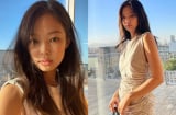 Diện mẫu váy nhạt nhòa không điểm nhấn, Jennie vẫn đủ sức 'sang chảnh hóa ' set đồ