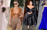 Style US-UK tuần qua: Bà xã Justin Bieber mặc áo siêu gợi cảm, Paris Hilton kín đáo lạ thường