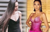 Cùng diện váy hai dây trễ nải, 'team ngực lép' lại lấn át hoàn toàn 'team ngực khủng'