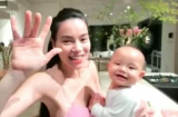 Hà Hồ khoe nụ cười 'không hề giả trân' của con trai Leon khiến ai cũng phì cười