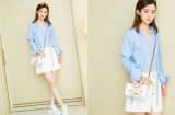 Triệu Lệ Dĩnh luôn lộ nhược điểm vòng 3 lép, mix đồ đẹp nhưng lại kém sang