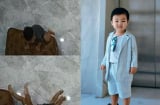 Thót tim với khoảnh khắc con trai Hòa Minzy ngã ngửa từ trên ghế cao xuống