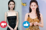 Cùng diện một mẫu váy, Triệu Lệ Dĩnh của hiện tại đã không còn kém sang và quê mùa như trước