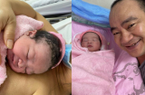Hiếu Hiền khoe cận mặt con gái thứ 3 vừa chào đời