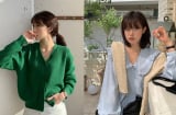 3 cách diện cardigan mỏng xinh vào mùa Thu chị em nên học hỏi gái Hàn ngay và luôn