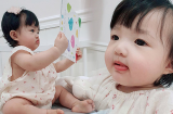 Con gái Đông Nhi chịu khó 'đu trend' ngày khai giảng nhưng bị 'quê xệ' chỉ vì cầm ngược sách