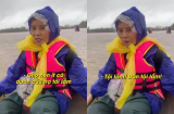 Xúc động với hình ảnh mẹ Hà Hồ vượt bão lũ trao quà từ thiện cho người dân miền Trung