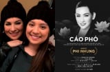 Con gái ruột Phi Nhung công bố cáo phó của mẹ