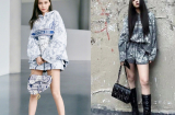 Lần đầu 'đụng hàng' với đàn chị Angela Babby, Jisoo được khen ngợi mix đồ cao tay hơn hẳn