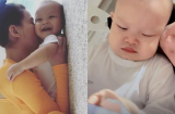 Biểu cảm vừa khóc vừa cười của Leon khi mẹ Hà Hồ thơm má khiến dân tình 'cười ngất'